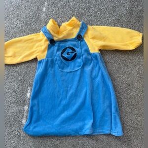 Yellow and Blue Minion Costume Dress